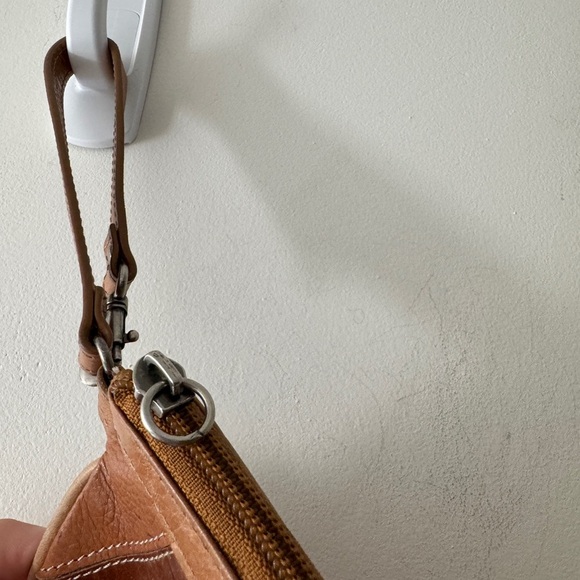 Fossil Animal Print Cheetah Small Leather Wristlet Clutch - Picture 4 of 7